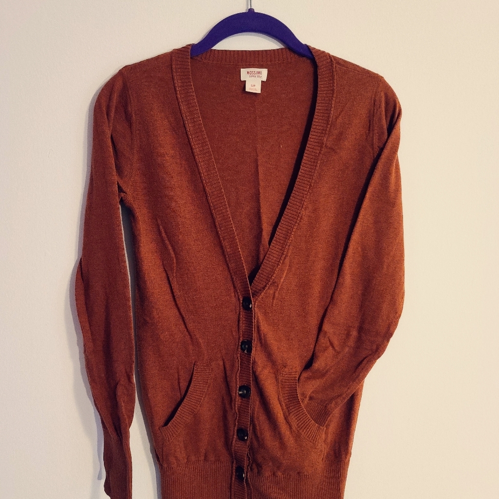 Orange Cardigan